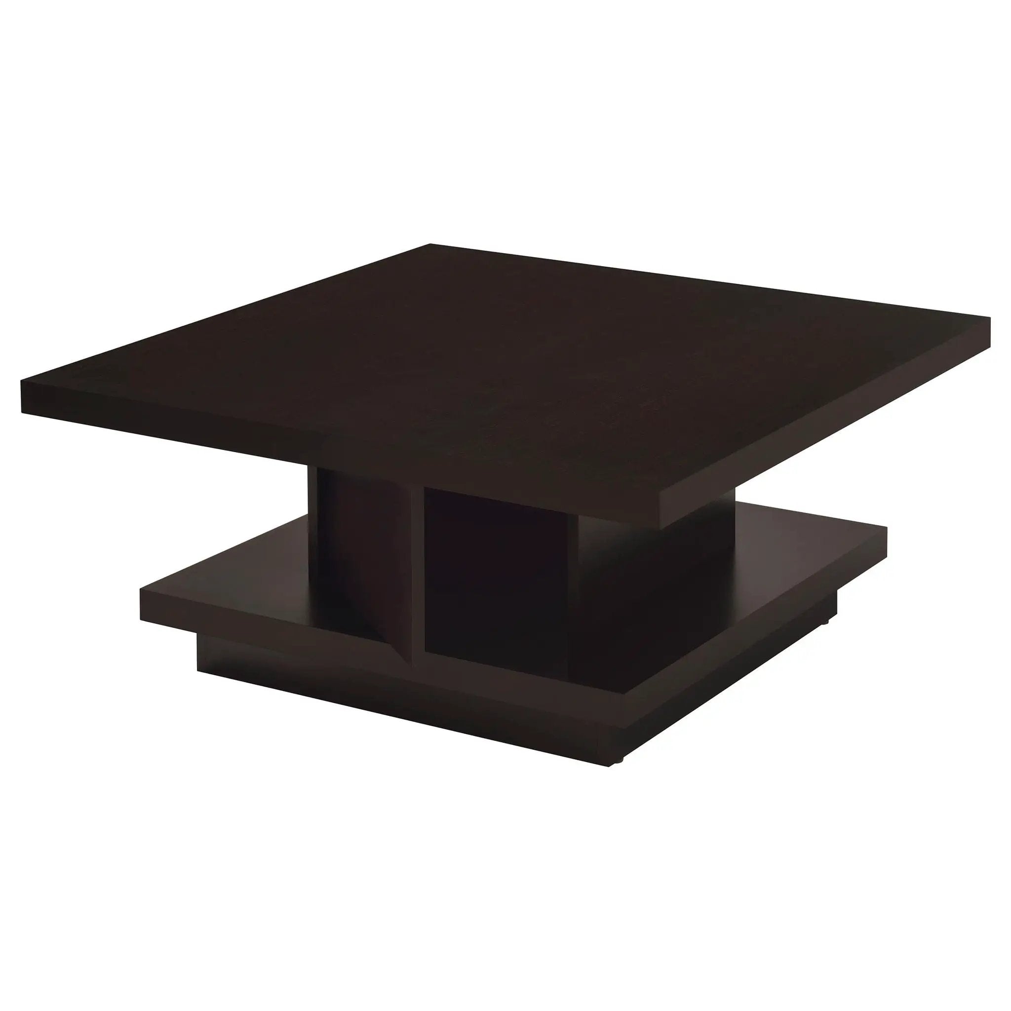 Reston 2-piece Square Coffee and End Table Set Cappuccino by Unique Piece Furniture