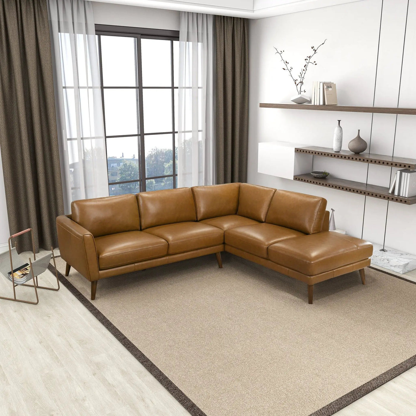 Benson - Sectional Sofa With Chaise by HouseOfZazla