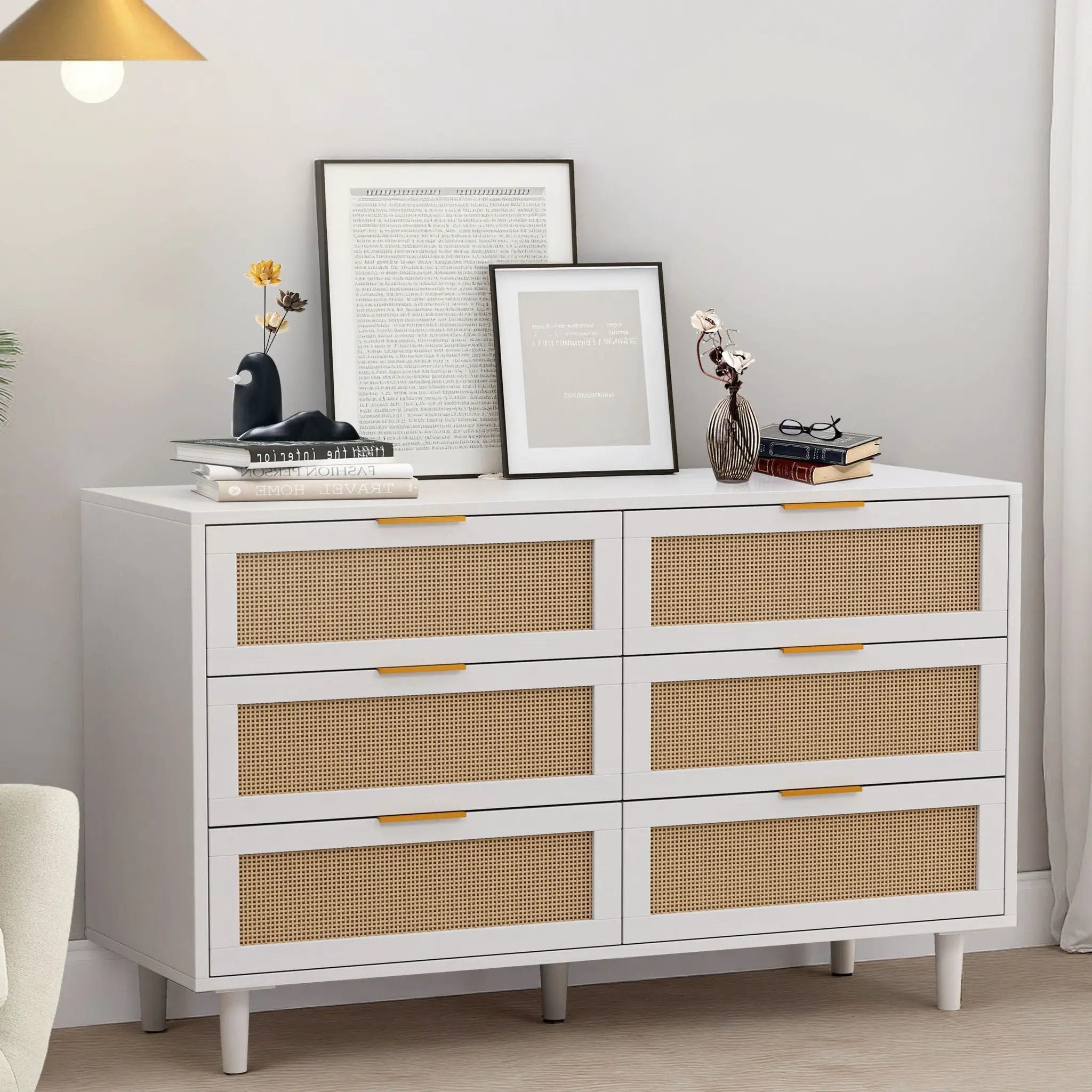 6 Drawer Storage Modern Cabinet For Bedroom by Unique Piece Furniture