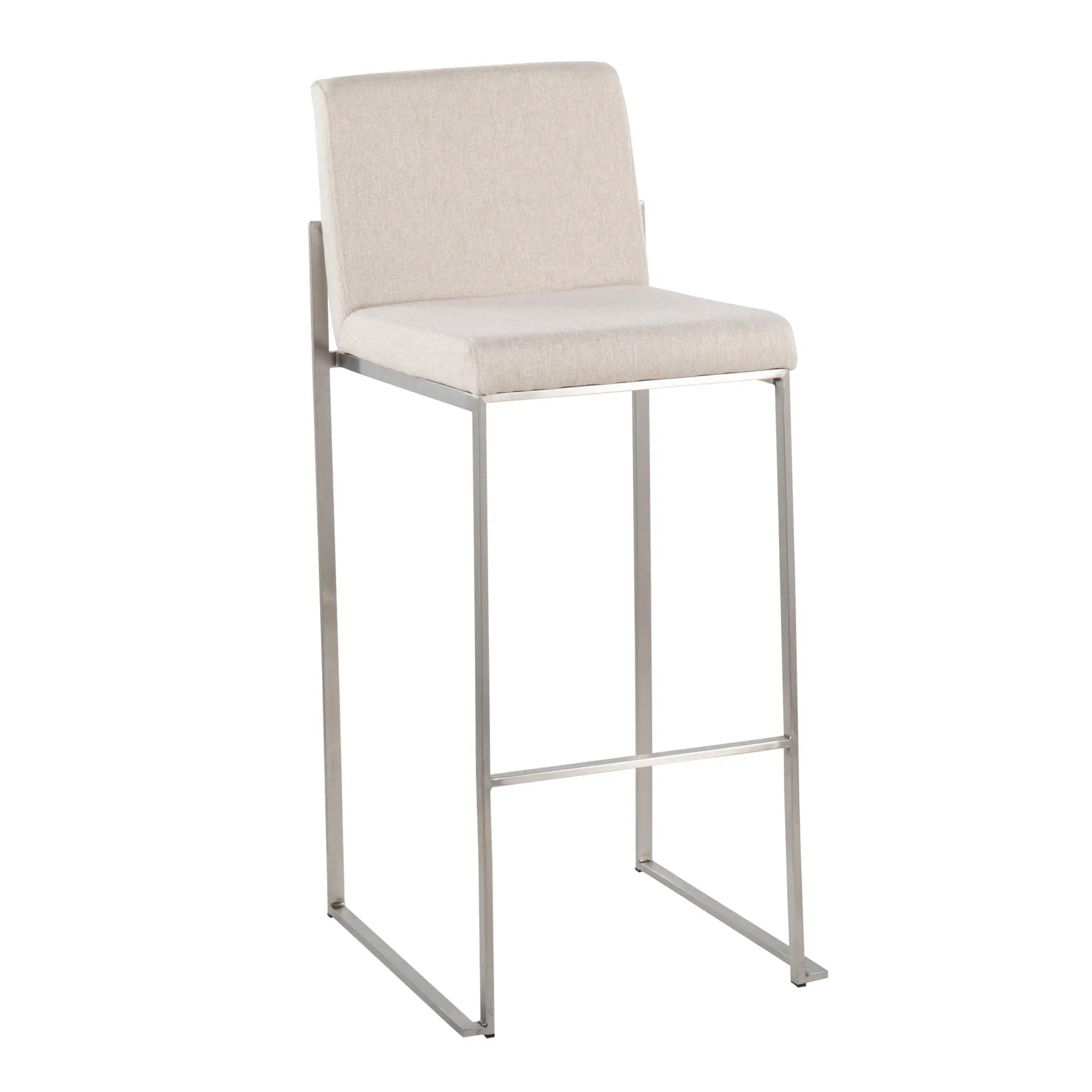 Fuji - Contemporary And Modern Elegance High Back Barstool by Unique Piece Furniture