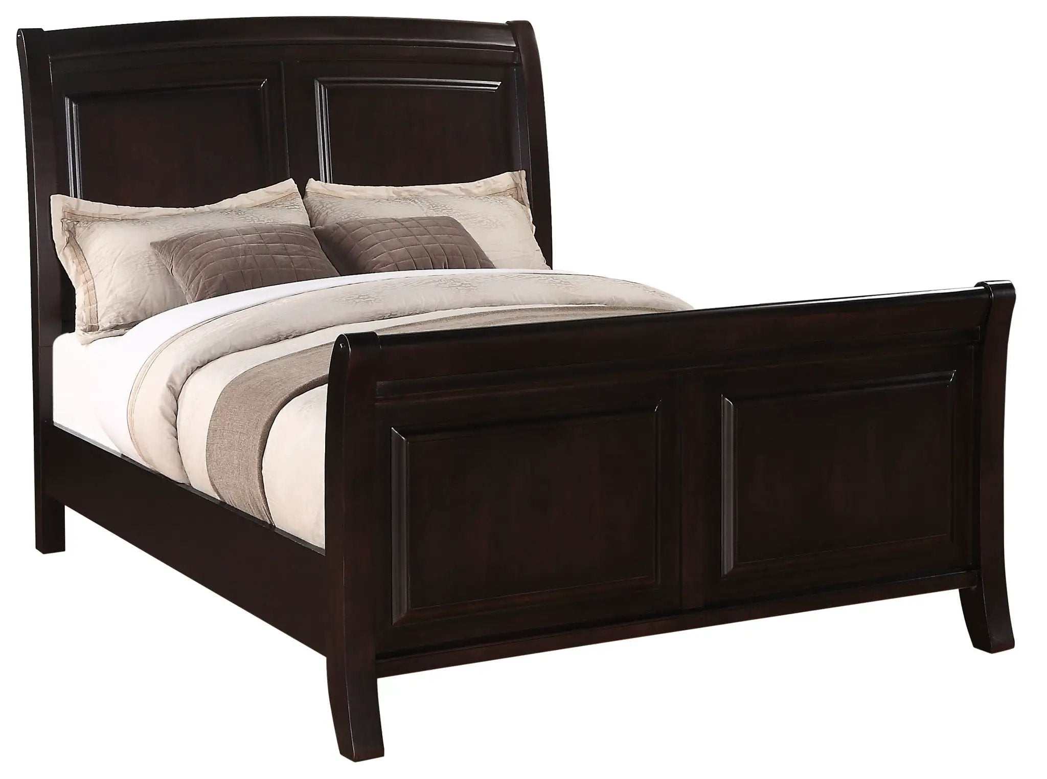 Elegant Transitional Bed by HouseOfZazla