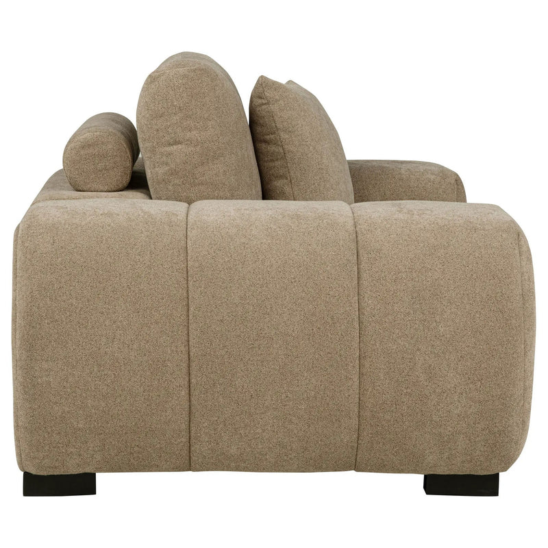 Octavia Upholstered Track Arm Accent Chair Camel by Unique Piece Furniture