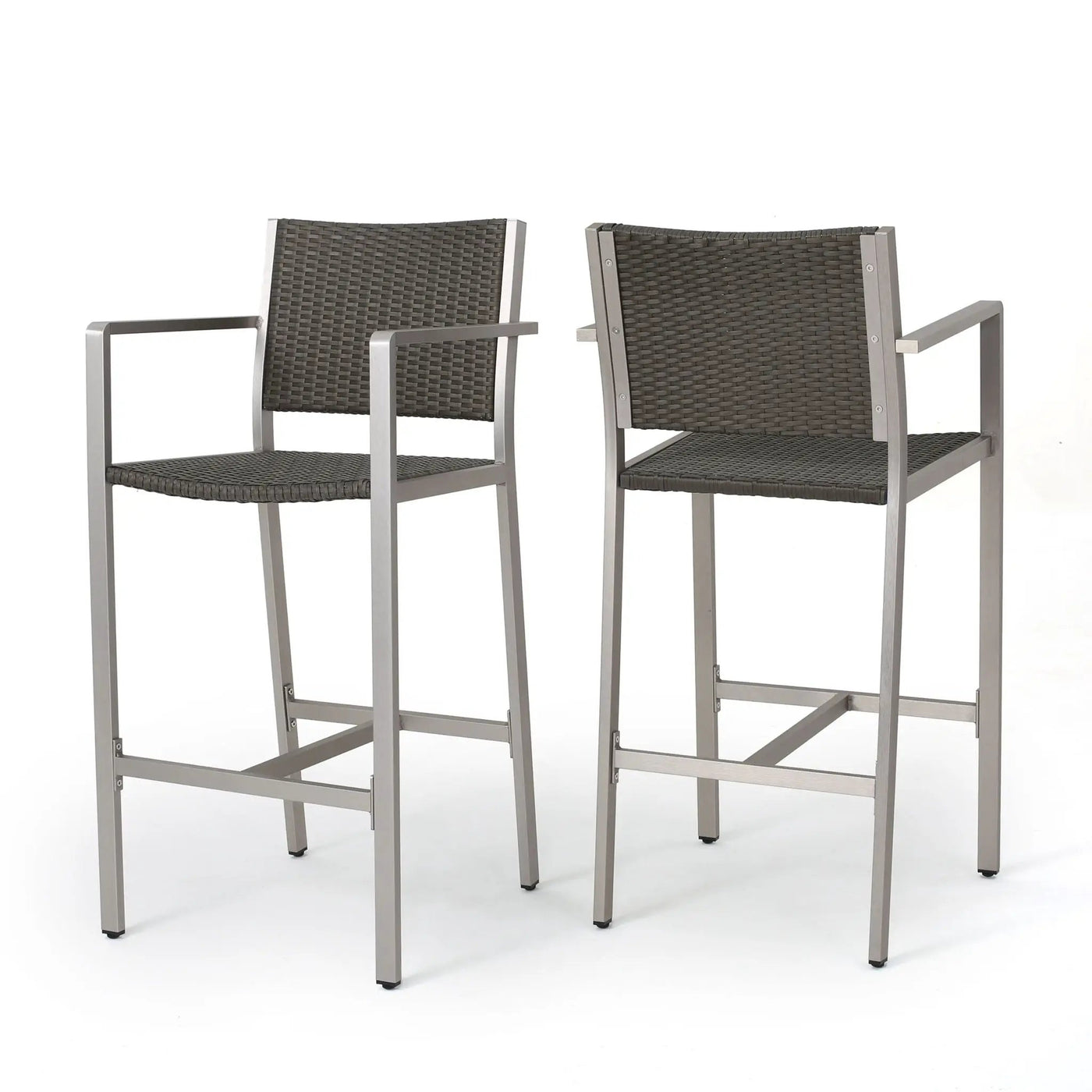 Outdoor Rust Proof Aluminum Barstools (Set of 2) by HouseOfZazla