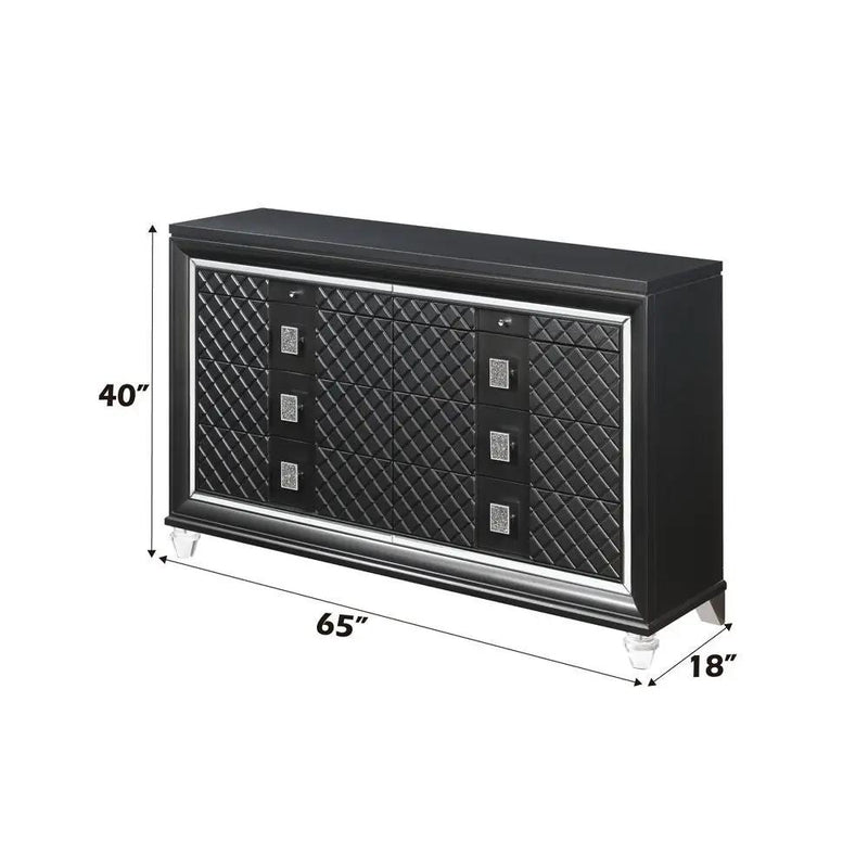 Sawyer - Dresser - Metallic Gray