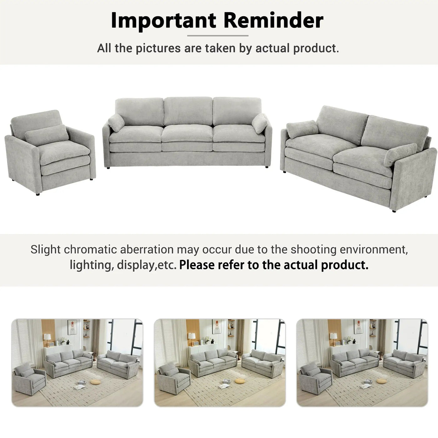 Cozy Upholstered Sofa Set For Living Room by Unique Piece Furniture