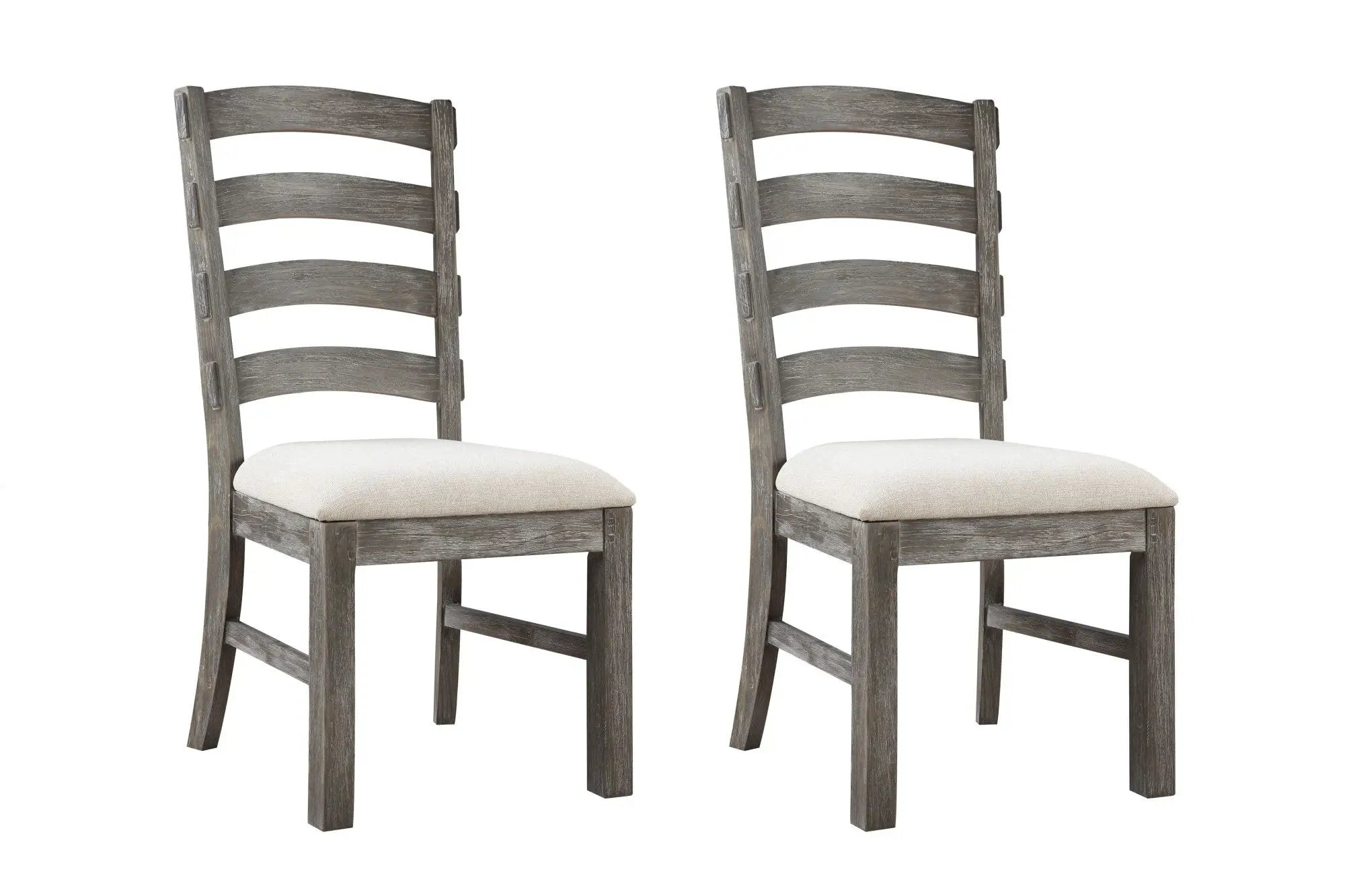 Upholstered Dining Chairs (Set of 2) - Brown - Wood by Unique Piece Furniture