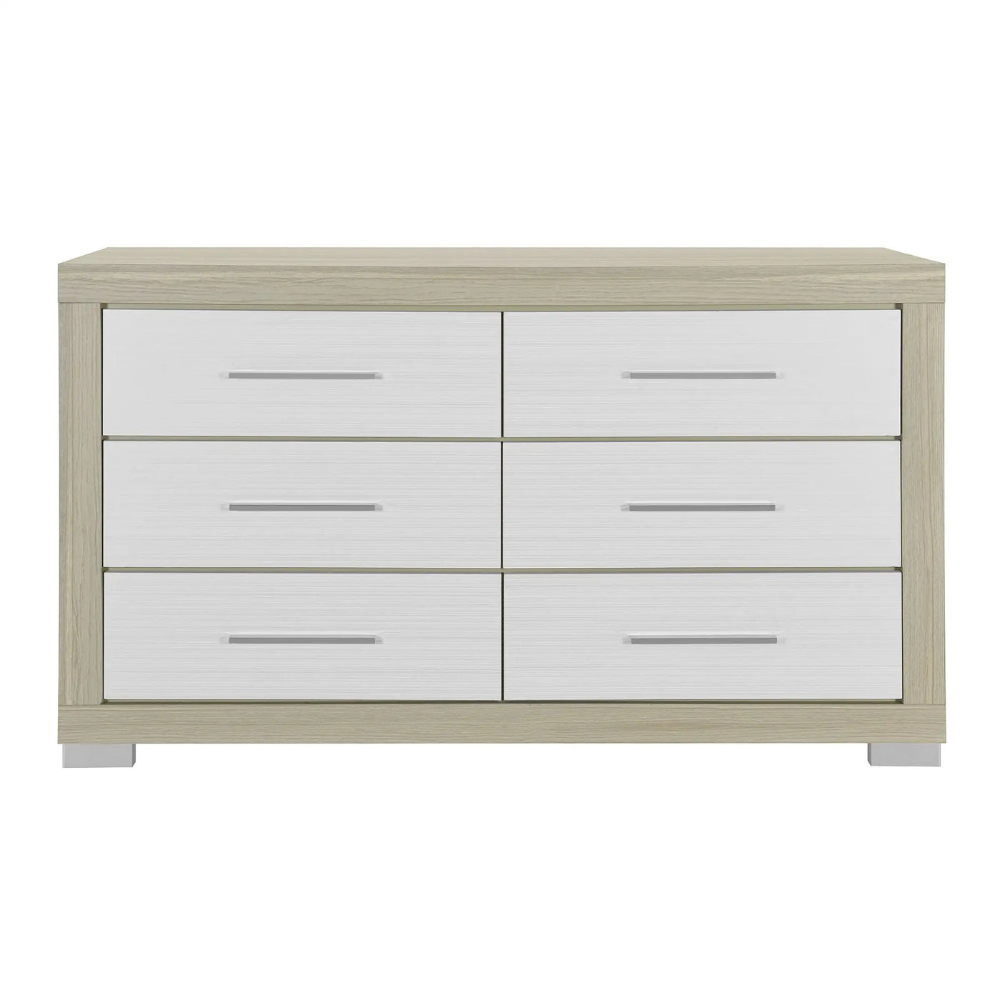 Elsa - 2 Toned And Dresser With Bar Handle And Construction by HouseOfZazla