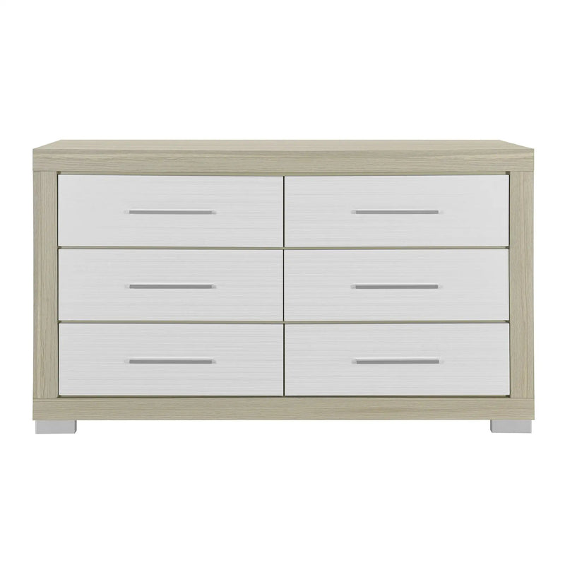 Elsa - 2 Toned And Dresser With Bar Handle And Construction by Unique Piece Furniture