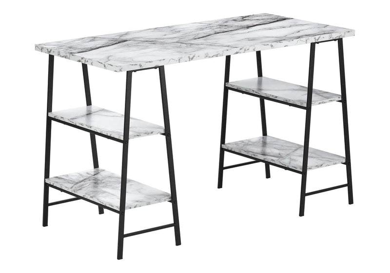 Computer Desk for Home Office with Storage Shelves by HouseOfZazla
