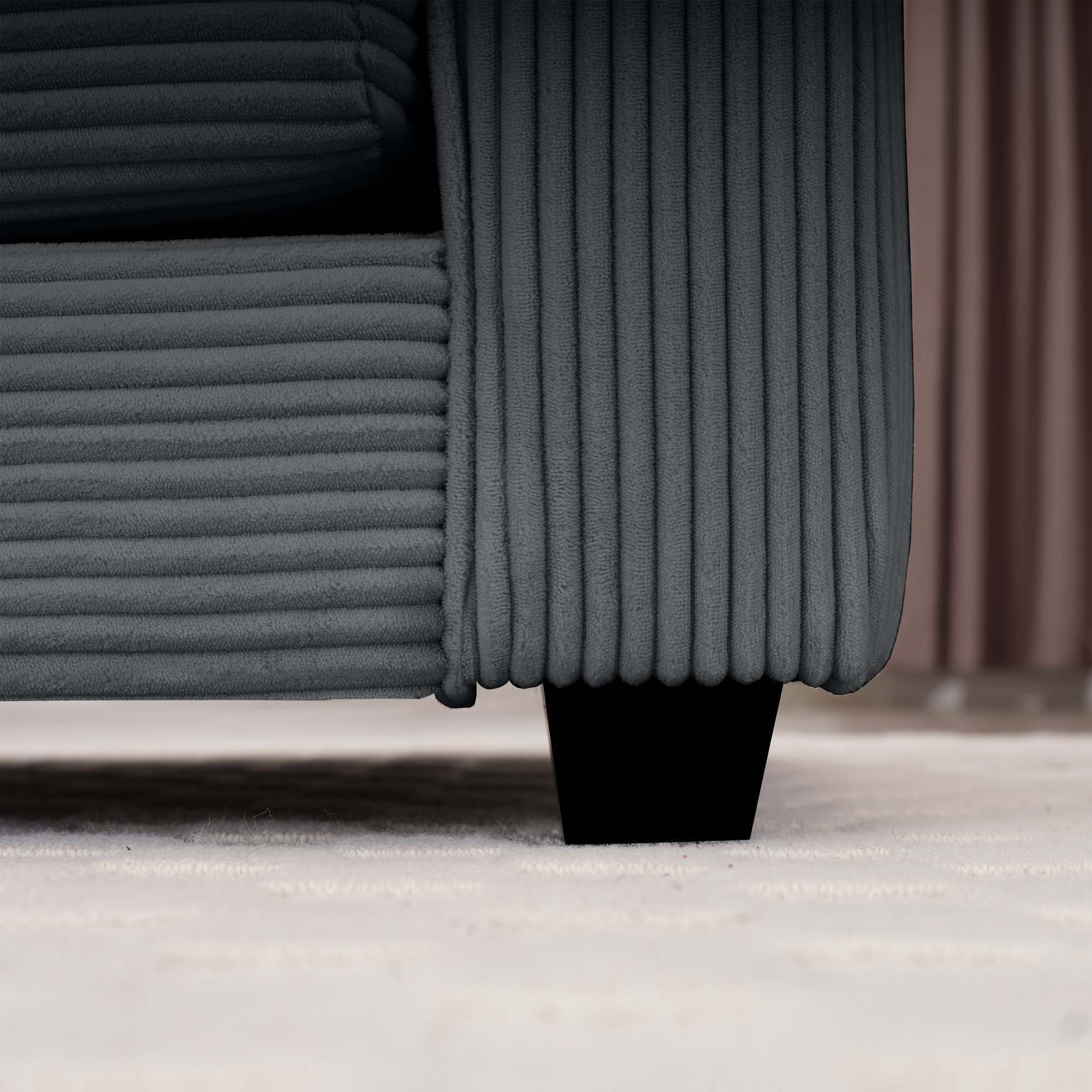 Classic Modern Comfortable Single Chair Deep Seat Sofa With Footstool by HouseOfZazla