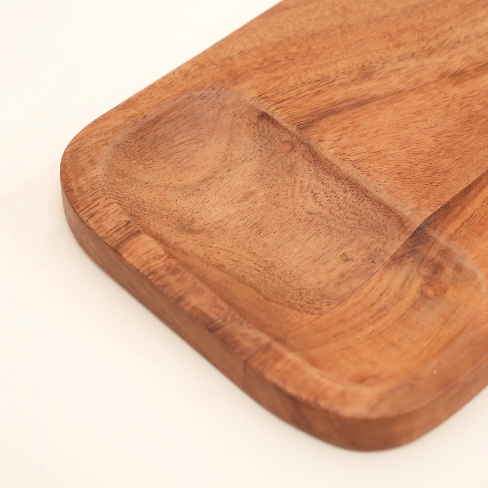 Acacia Wood Cutting Board with Built-In Handle by HouseOfZazla