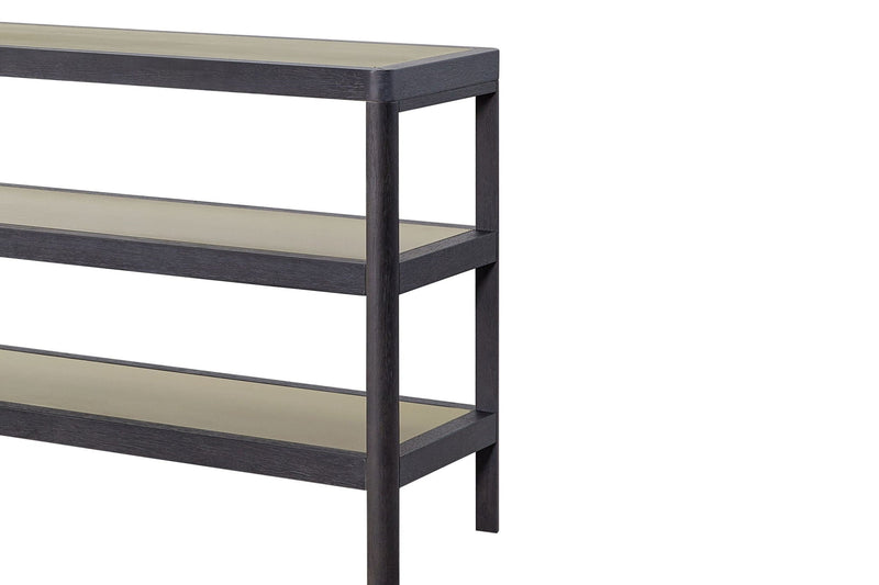 Console Table With Metal Insets - Black, photo 4 of 5