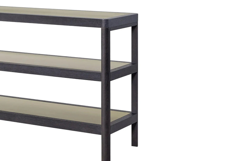 Console Table With Insets - Black by HouseOfZazla