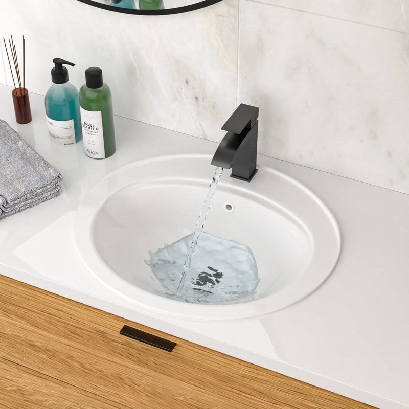 21.8 Inch Drop-In Bathroom Sink by HouseOfZazla