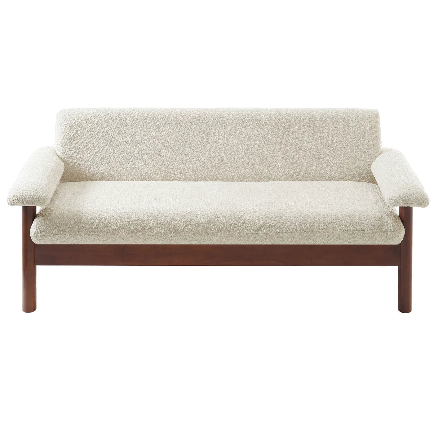 Loveseat Sofa 2 Seater Couch with Armrest Pillows by HouseOfZazla