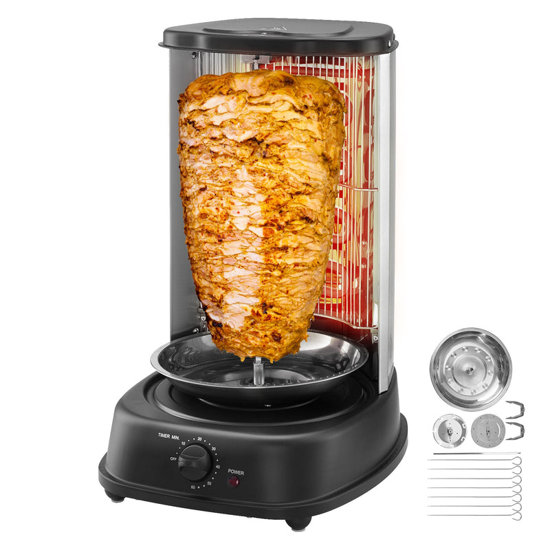 Stainless Steel Shawarma Grill Machine Vertical Gyro Rotisserie Doner by HouseOfZazla