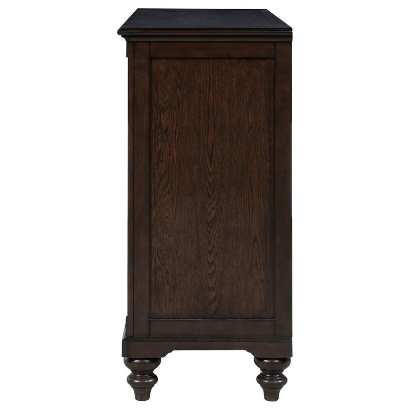 Andover 8-drawer Dresser Cabinet Dark Oak by Unique Piece Furniture