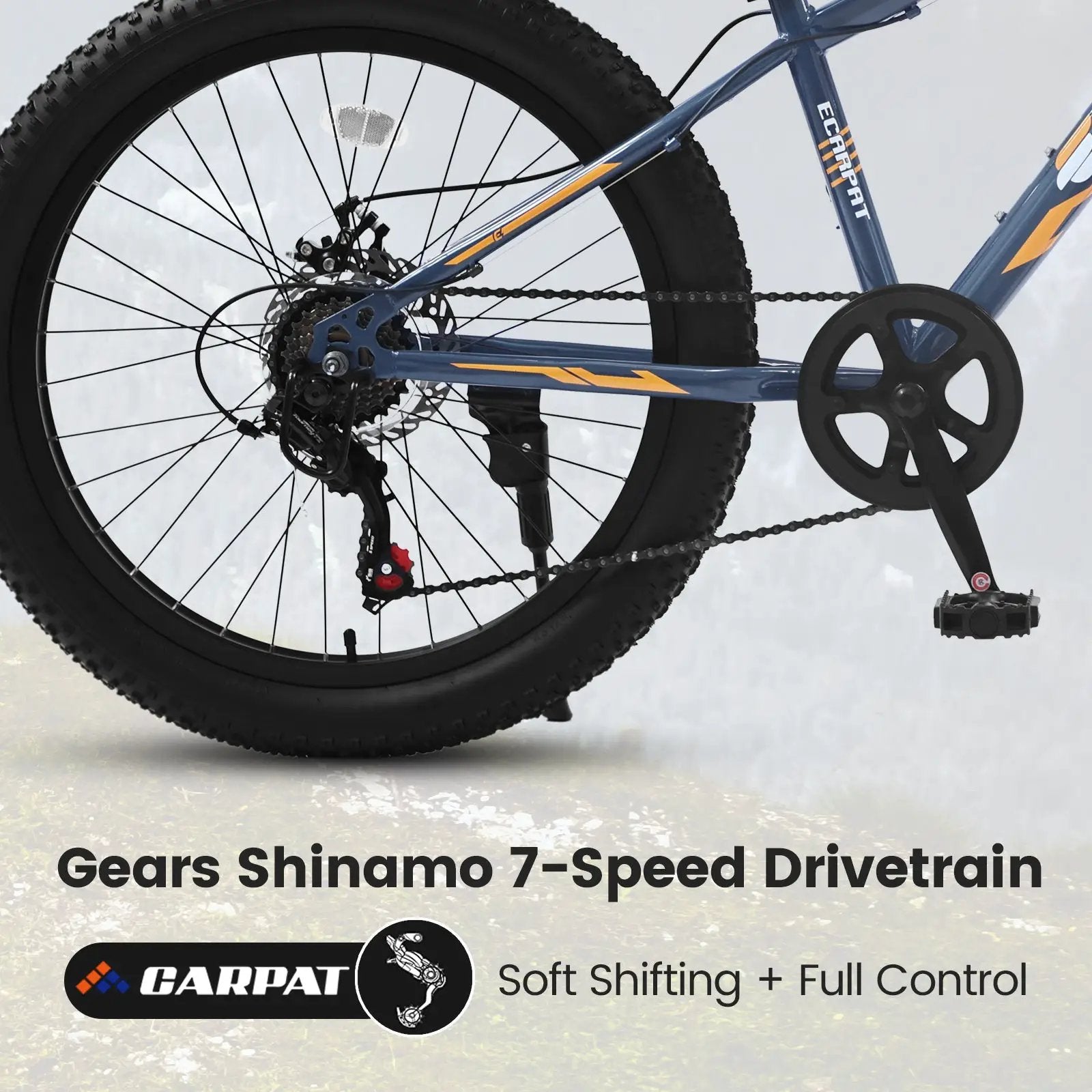 Elecony 24 Inch Fat Tire Mountain Bike by HouseOfZazla
