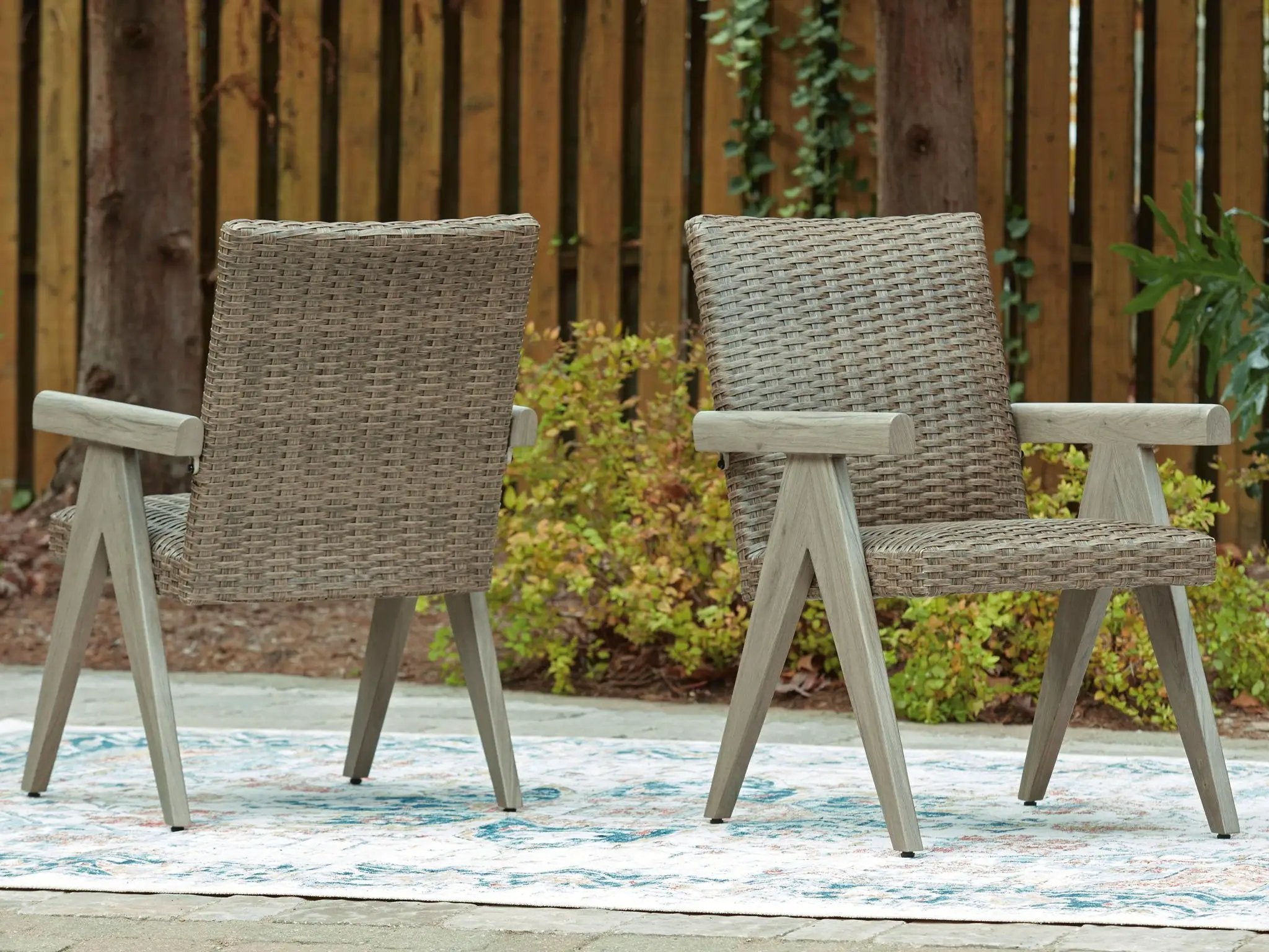 Cliff Trails - Arm Chair (Set of 2) - Beige by Unique Piece Furniture