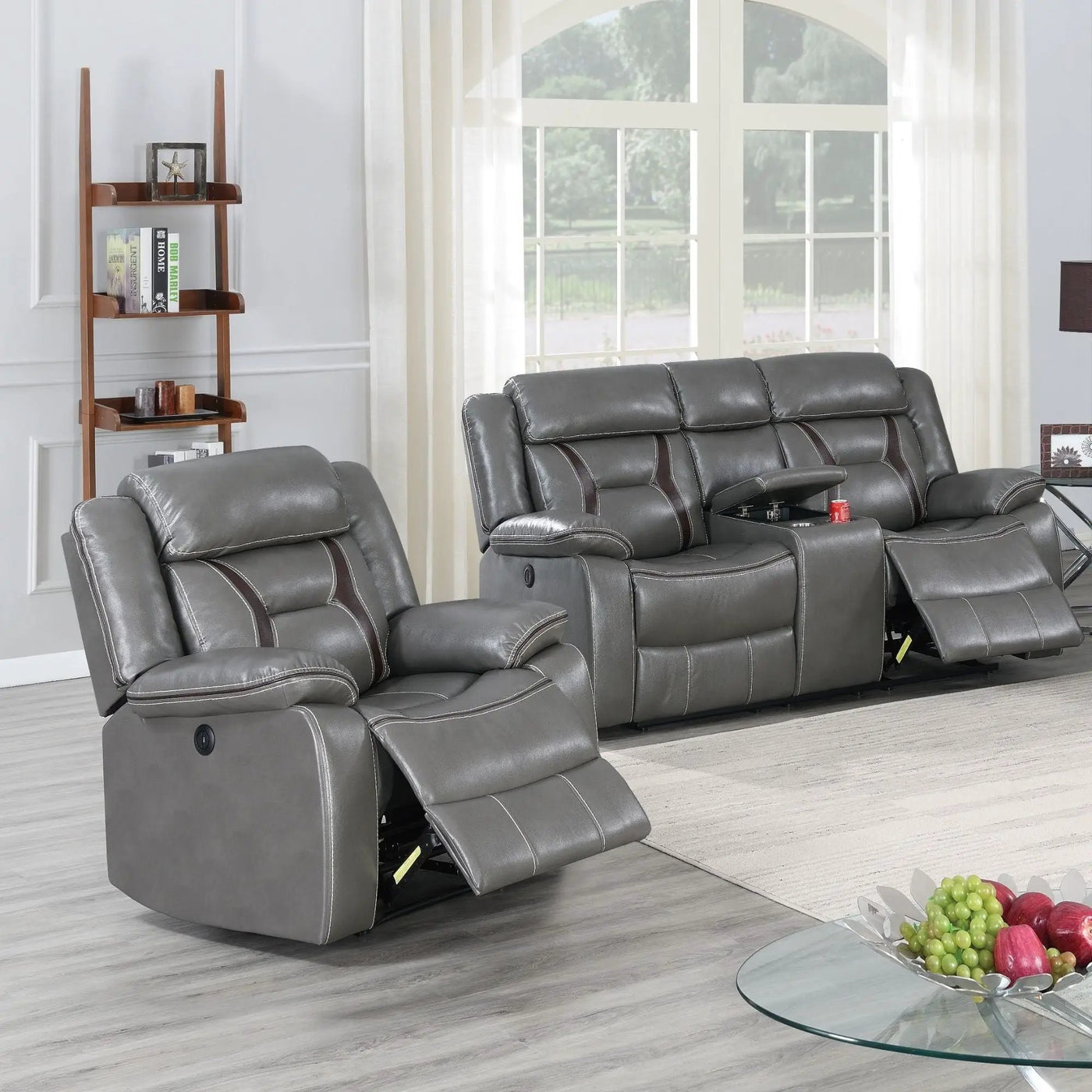 Living Room Set With Pillow Armrest And Tufted Backrest by HouseOfZazla