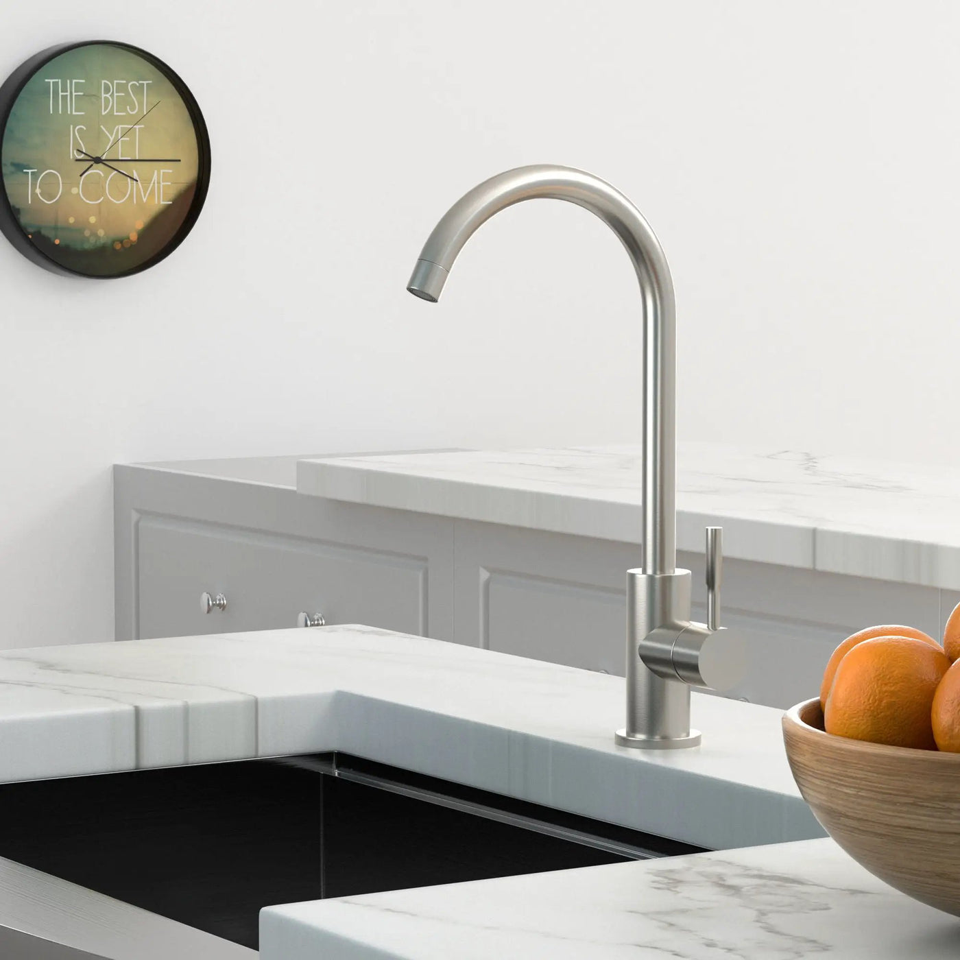 Modern Kitchen Sink Faucet With Single Handle by HouseOfZazla