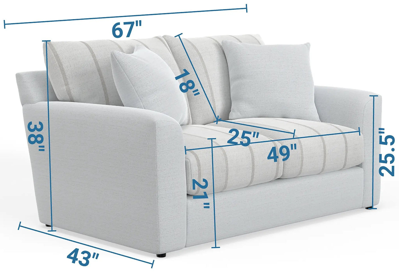 Lindsey - Loveseat by Unique Piece Furniture