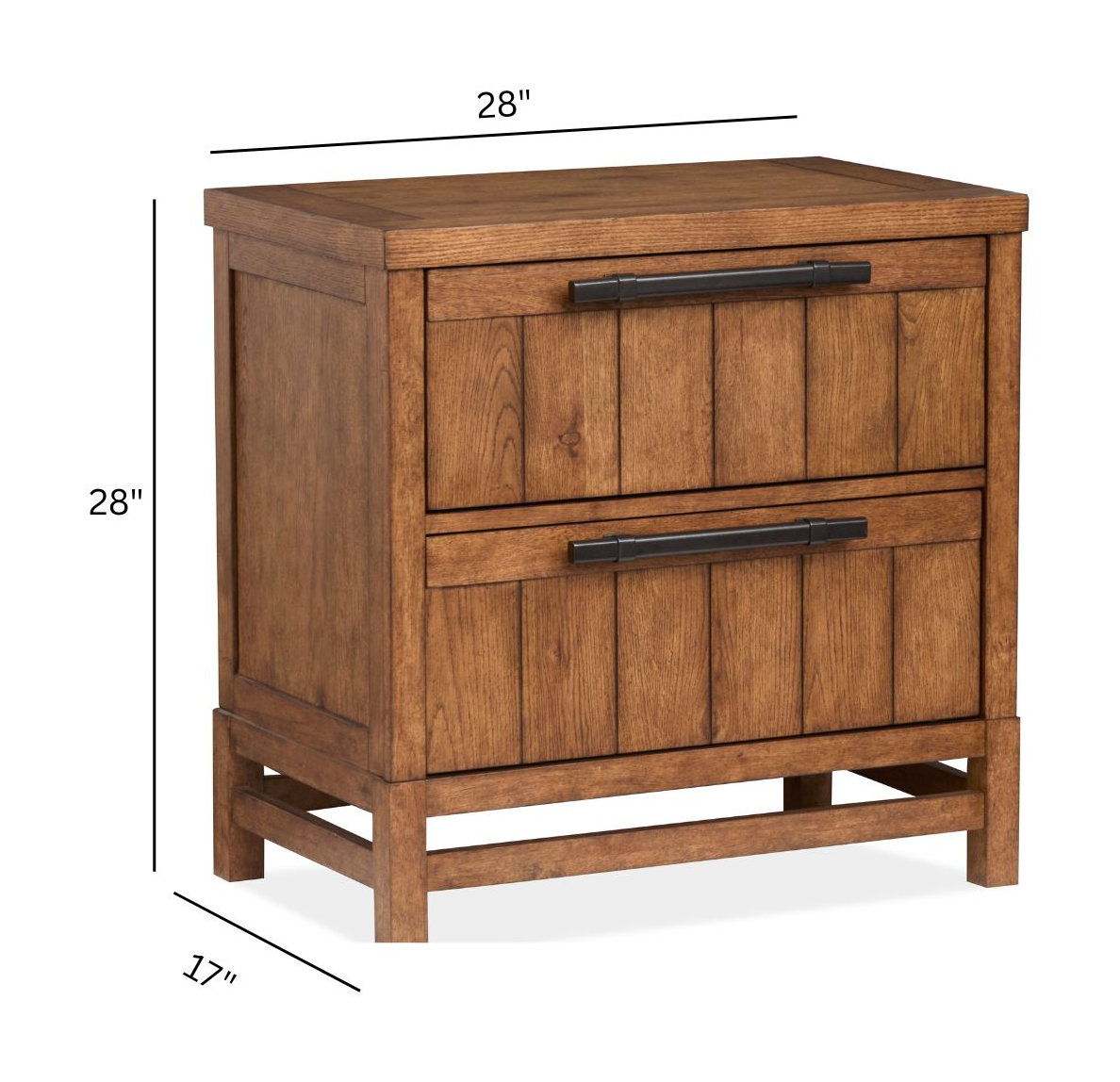 Conway - Drawer Nightstand - Honey Wheat, photo 7 of 7