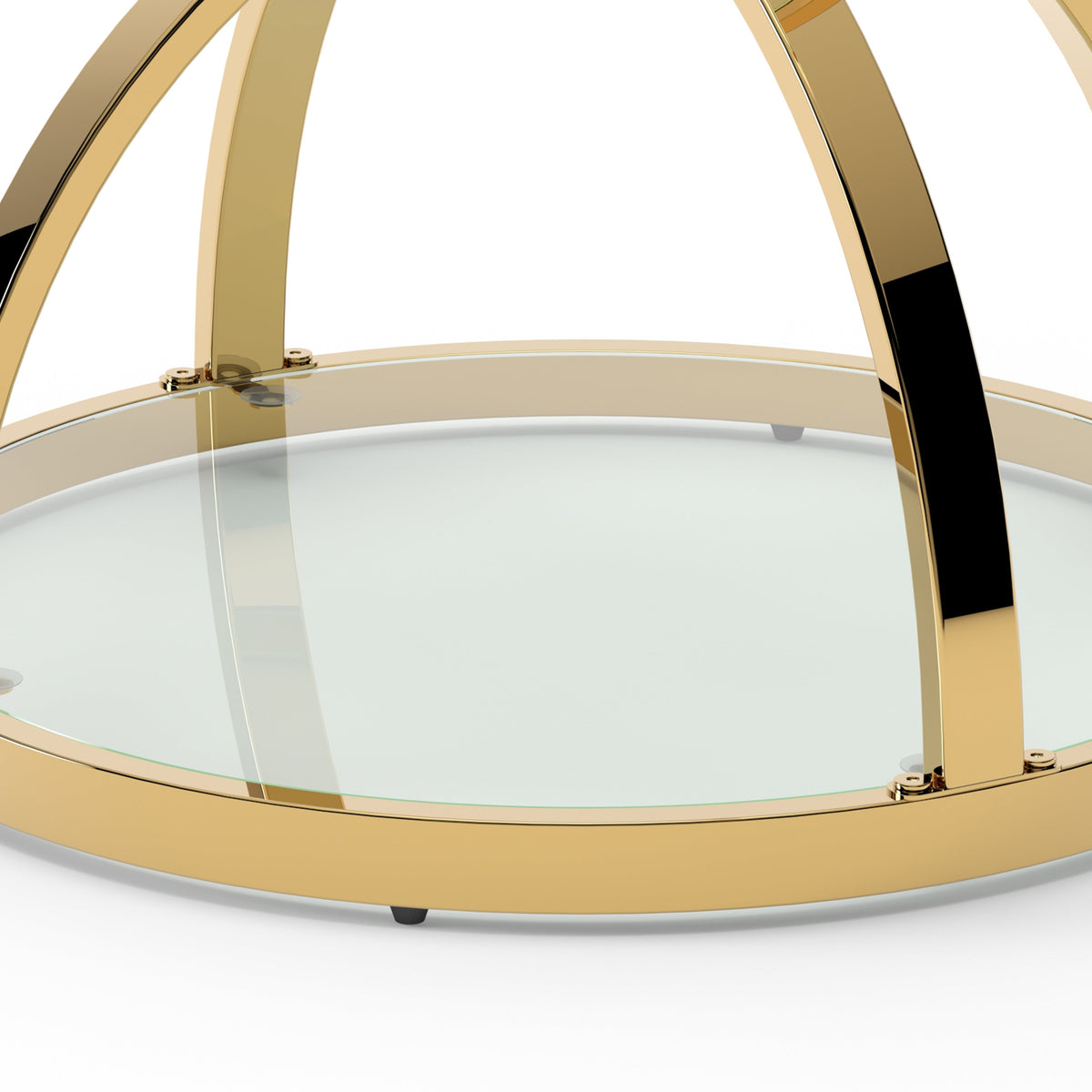 19.69'' Modern Glass Side Table, photo 10 of 10