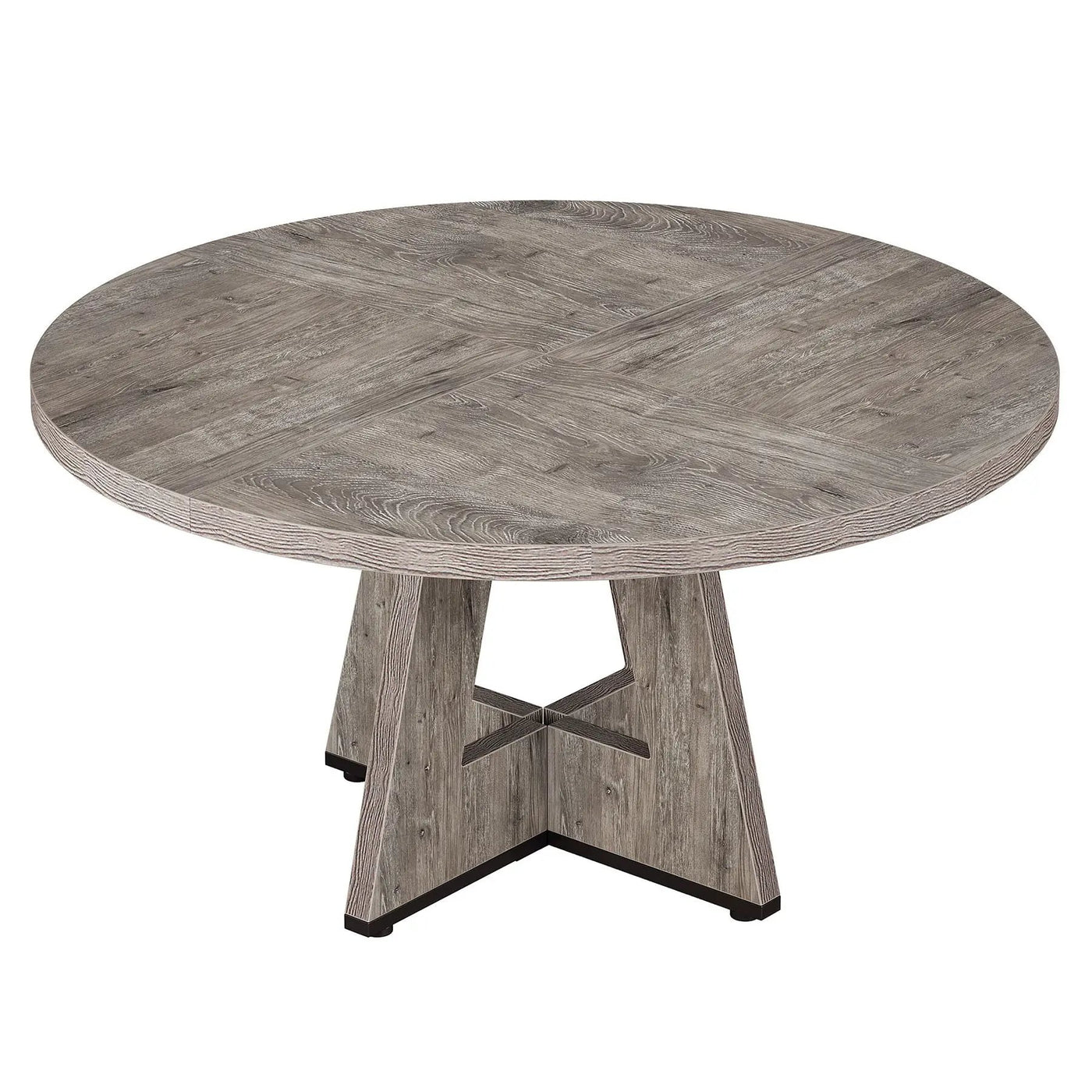 Round Dining Cross Base Kitchen Table by HouseOfZazla