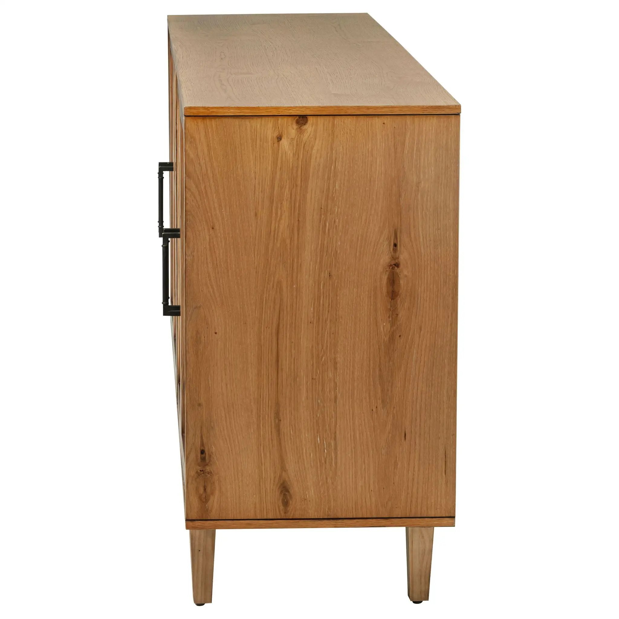 Middleton 4-door Sideboard Server with Dual Drawers Natural by Unique Piece Furniture