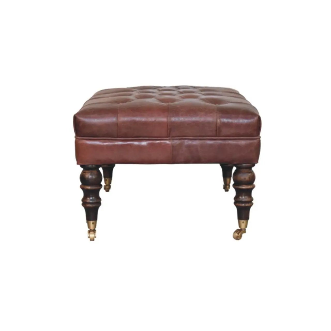 Buffalo - Ottoman With Castor Legs by HouseOfZazla