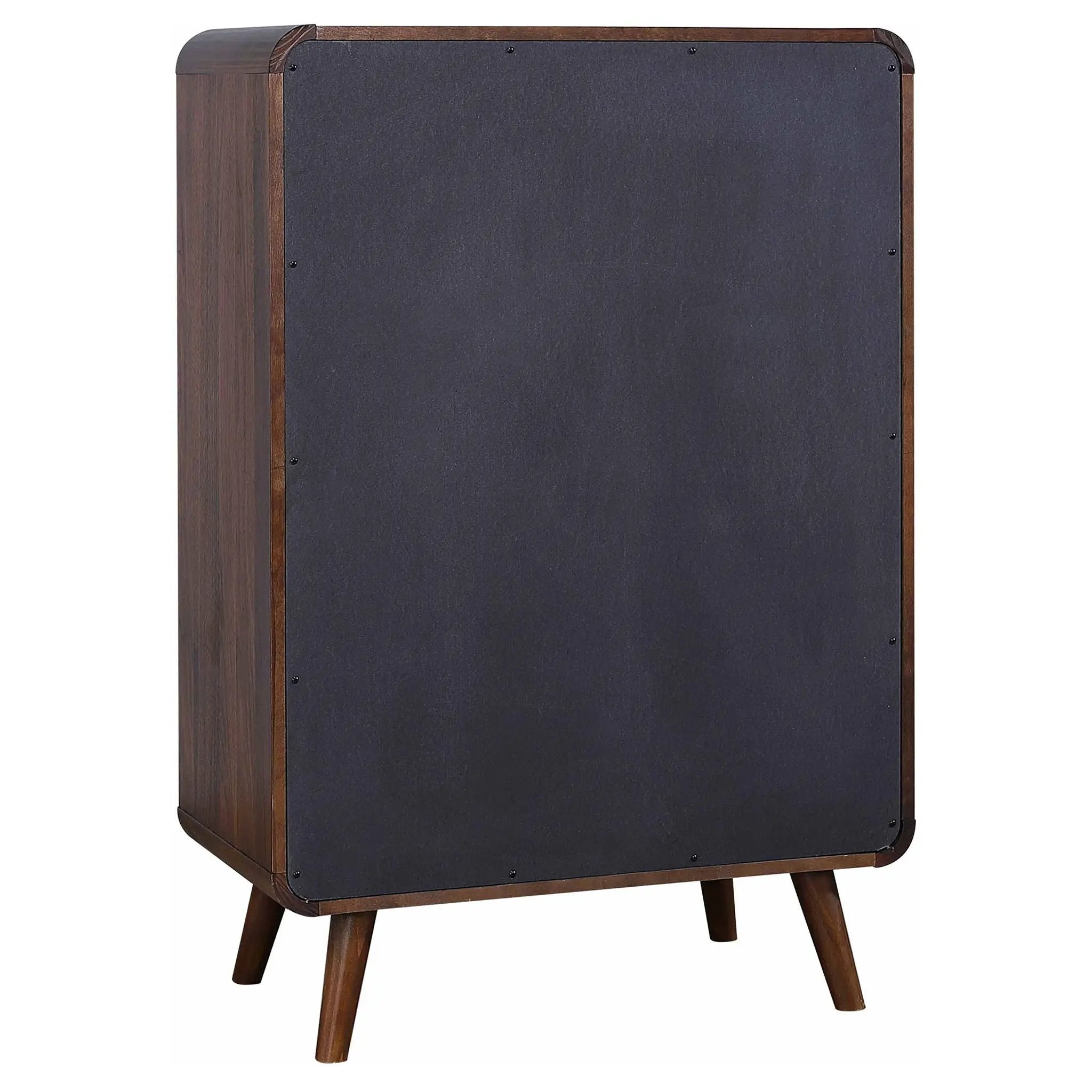 Robyn 5-drawer Bedroom Chest of Drawers Dark Walnut by Unique Piece Furniture