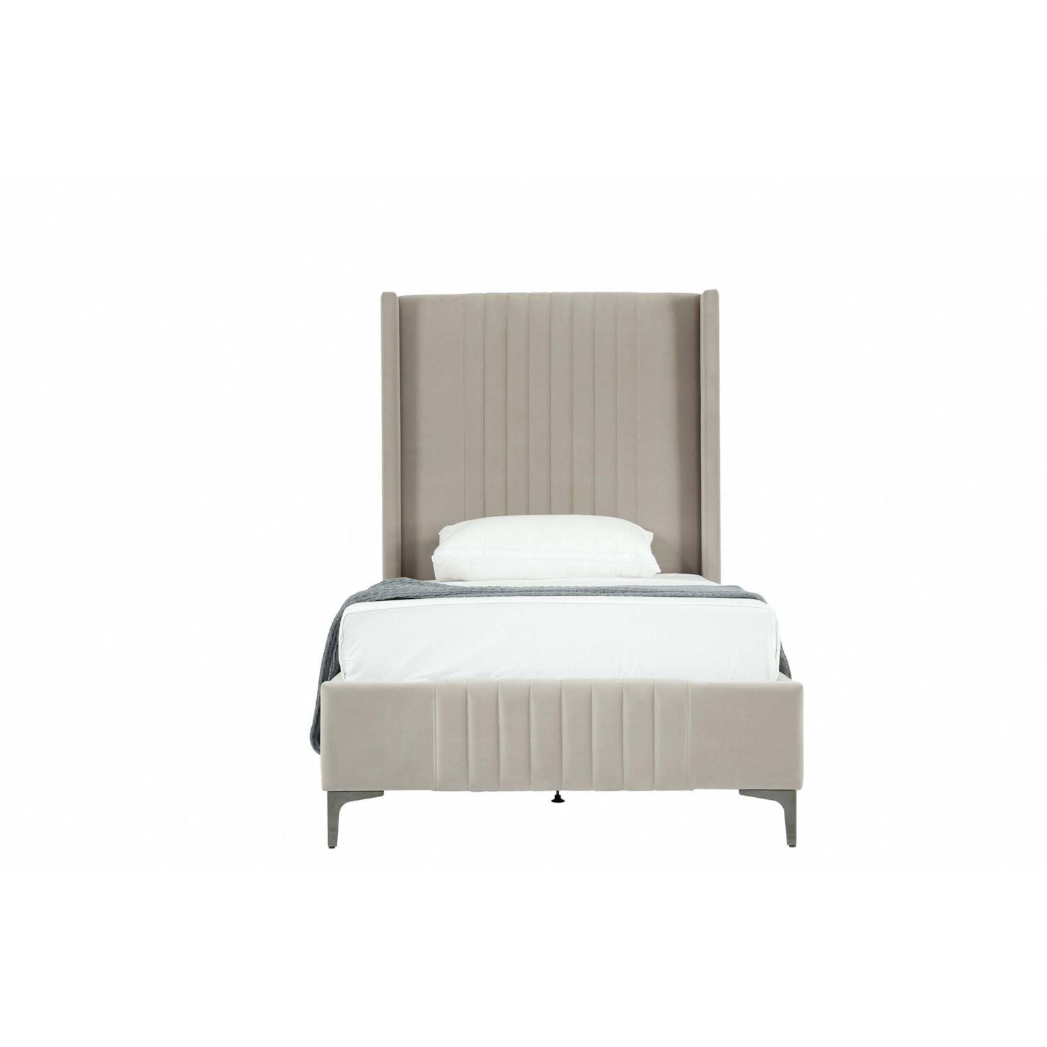 Promenade - Bed With Upholstered Headboard And Slats by HouseOfZazla