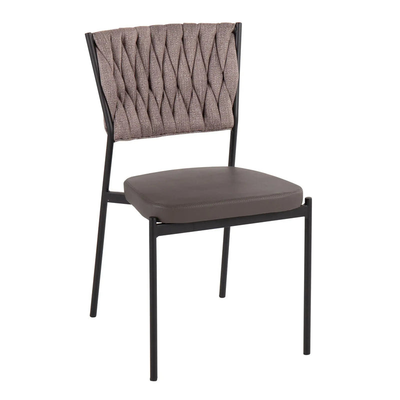 Tania - Braided Contemporary Chair (Set of 2) by Unique Piece Furniture
