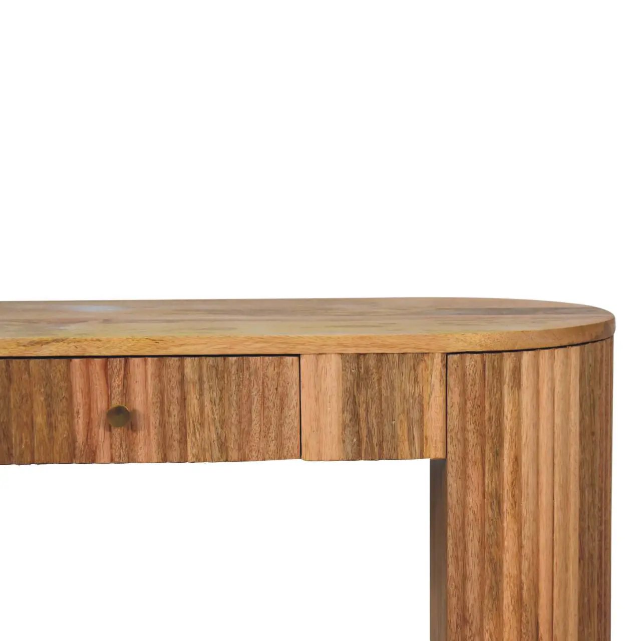 Solid Wood Soba Straight Console Table, 1-Drawer by HouseOfZazla