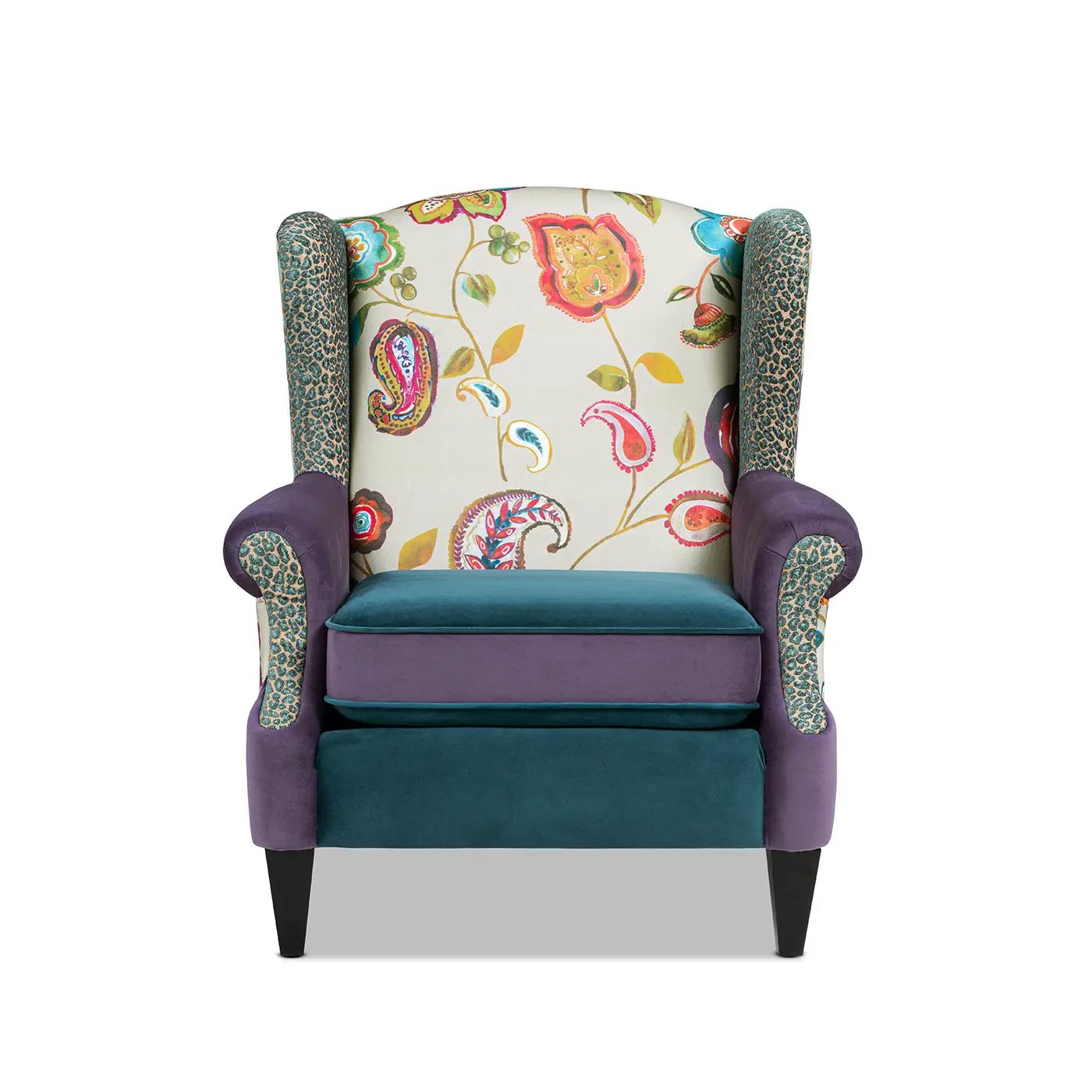 Anya - Boho Chic Wingback Accent Arm Chair by Unique Piece Furniture