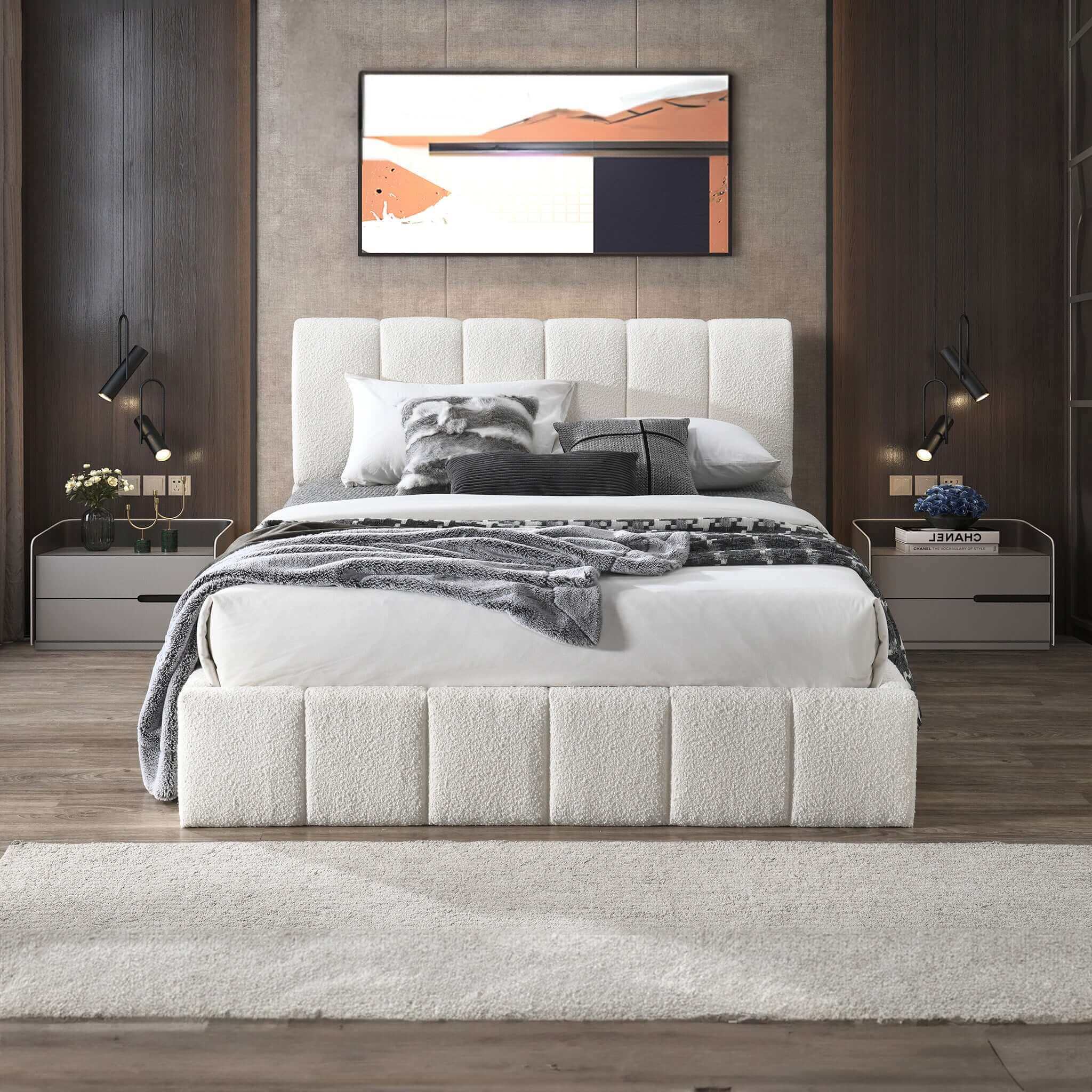 Hilar - Elegant Design Platform Bed by Unique Piece Furniture