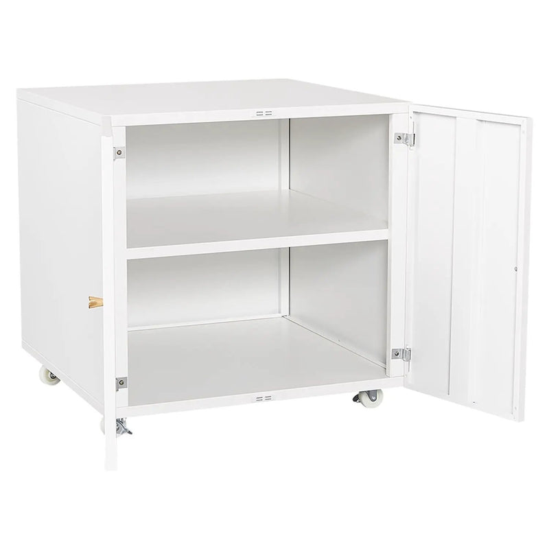 Office Furniture Copier Cabinet 2 Door Steel Copier Stand Mobile Pedestal File Printer Stand by Unique Piece Furniture