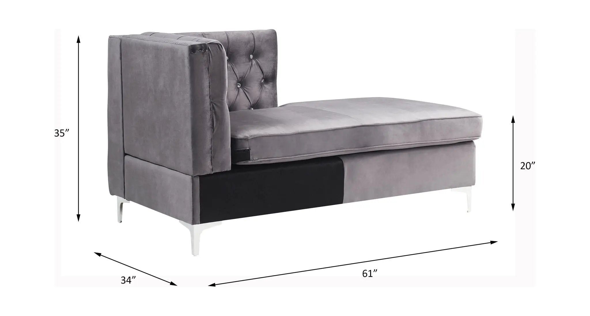 Jaszira - Modular - Chaise by Unique Piece Furniture