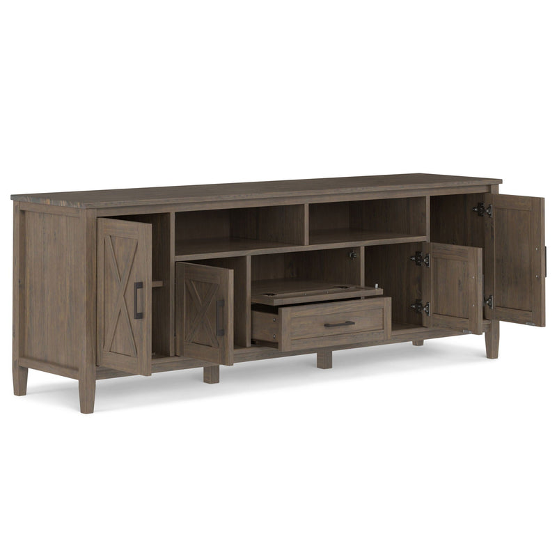 Ela - TV Media Stand - Smoky Brown by HouseOfZazla