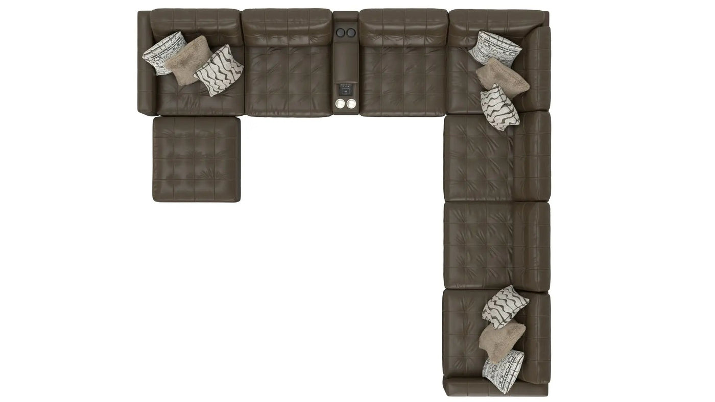 Siena - Modular Sectional And Cocktail Ottoman by Unique Piece Furniture