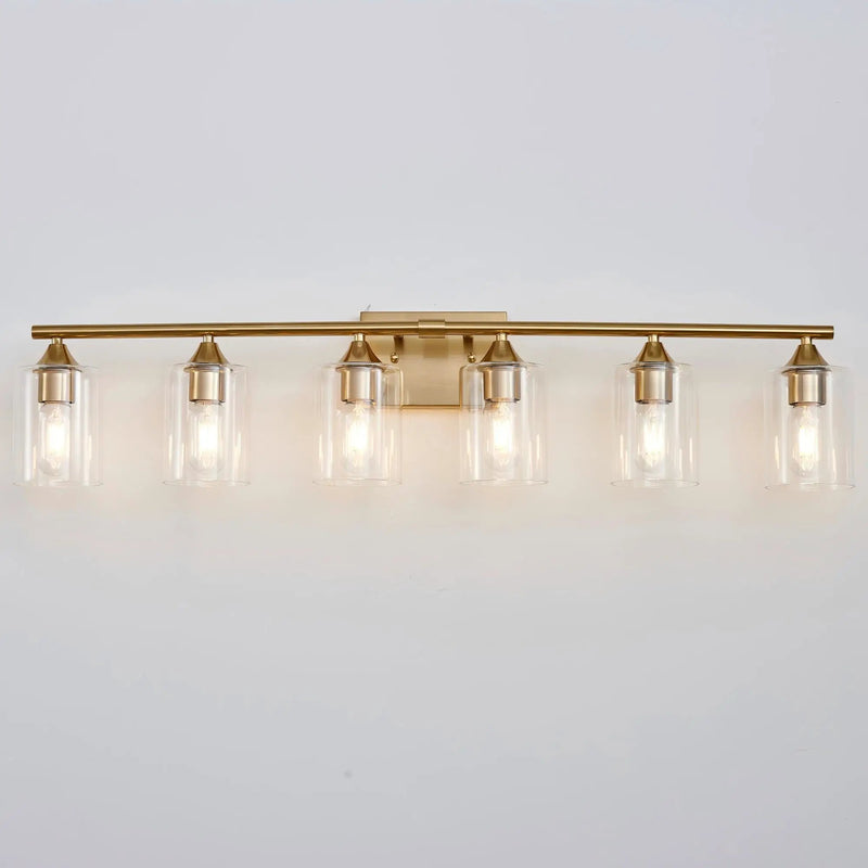 6-Light Brushed Bathroom Lighting by HouseOfZazla