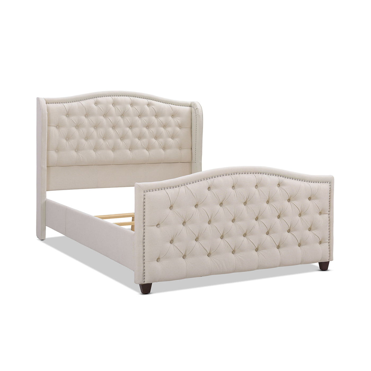 Marcella - Upholstered Shelter Headboard Bed, photo 34 of 35