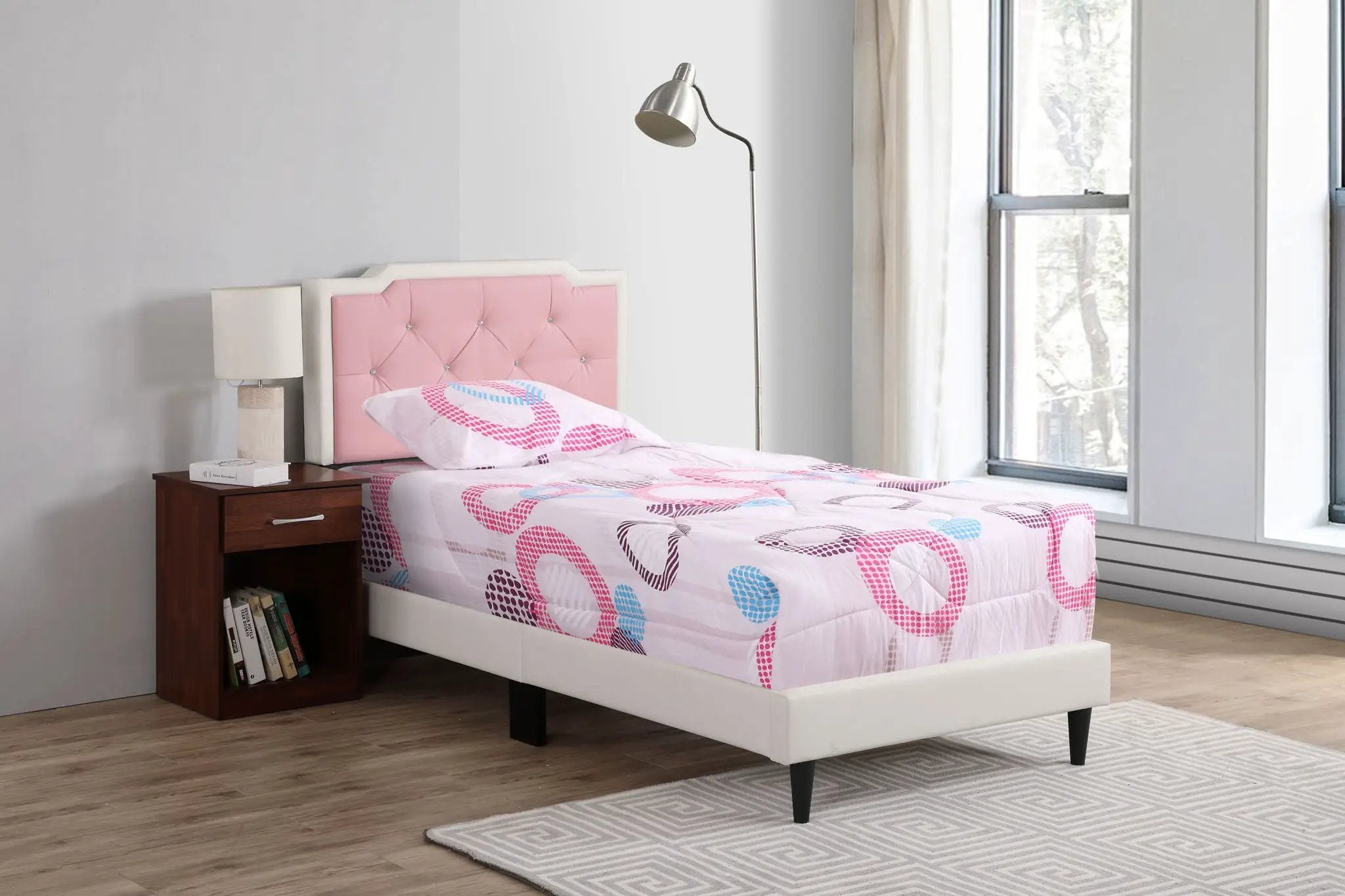 Button Tufted Bed Charming For Cozy Spaces by Unique Piece Furniture