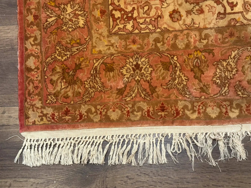 Persian Isfahan Rug 3x5 Fine 550 KPSI Kork Wool on Silk by Jewel Rugs