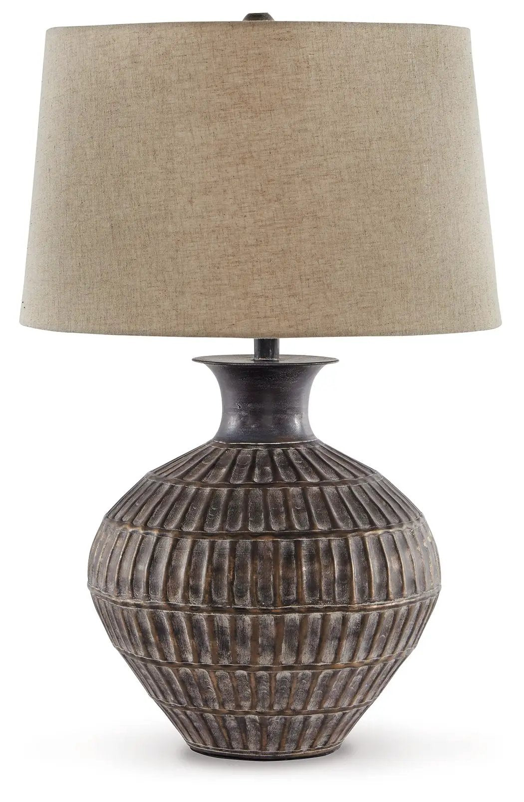 Magan - Metal Table Lamp - Antique Bronze Finish by Unique Piece Furniture
