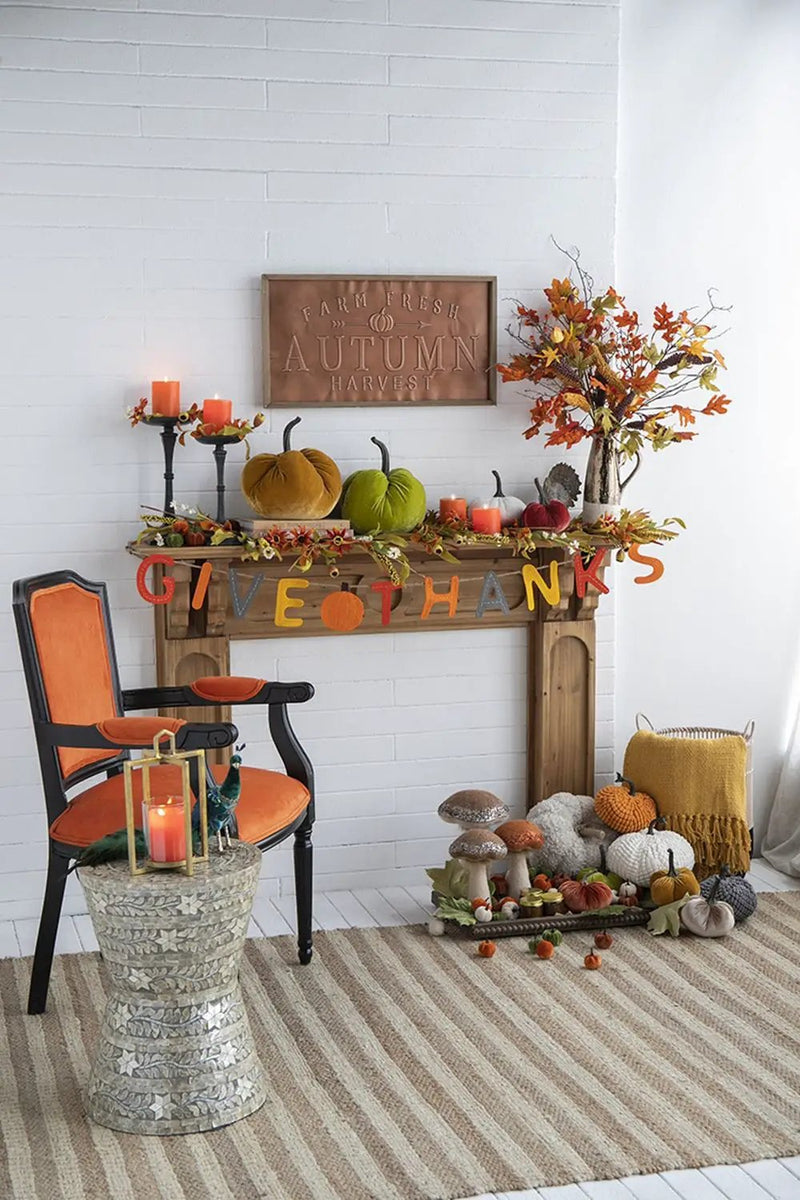 Weighted Pumpkin Ornament Decor For Holiday Harvest Festival Fall Festival & Thanksgiving by HouseOfZazla