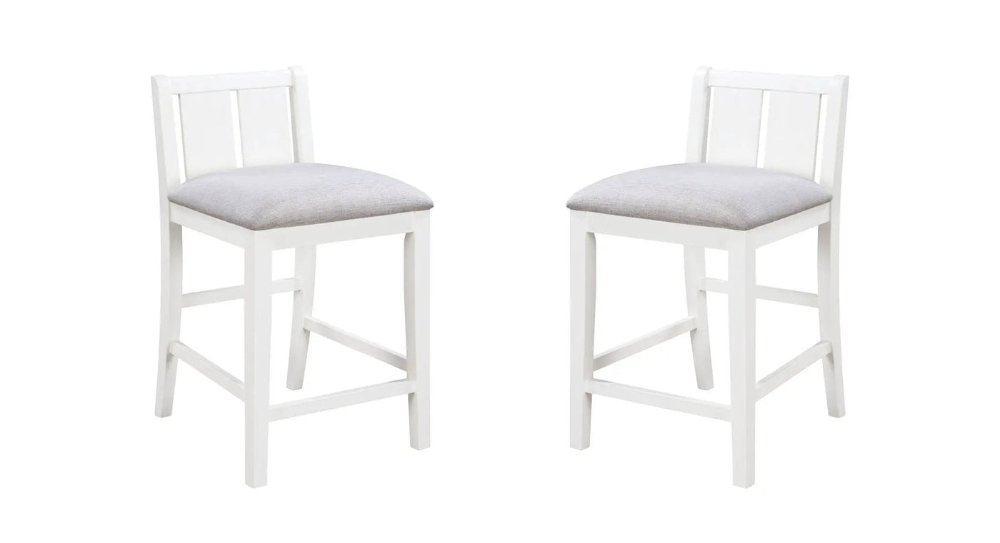 Graham - 20" Upholstered Seat Counter Height Chair (Set of 2) by HouseOfZazla