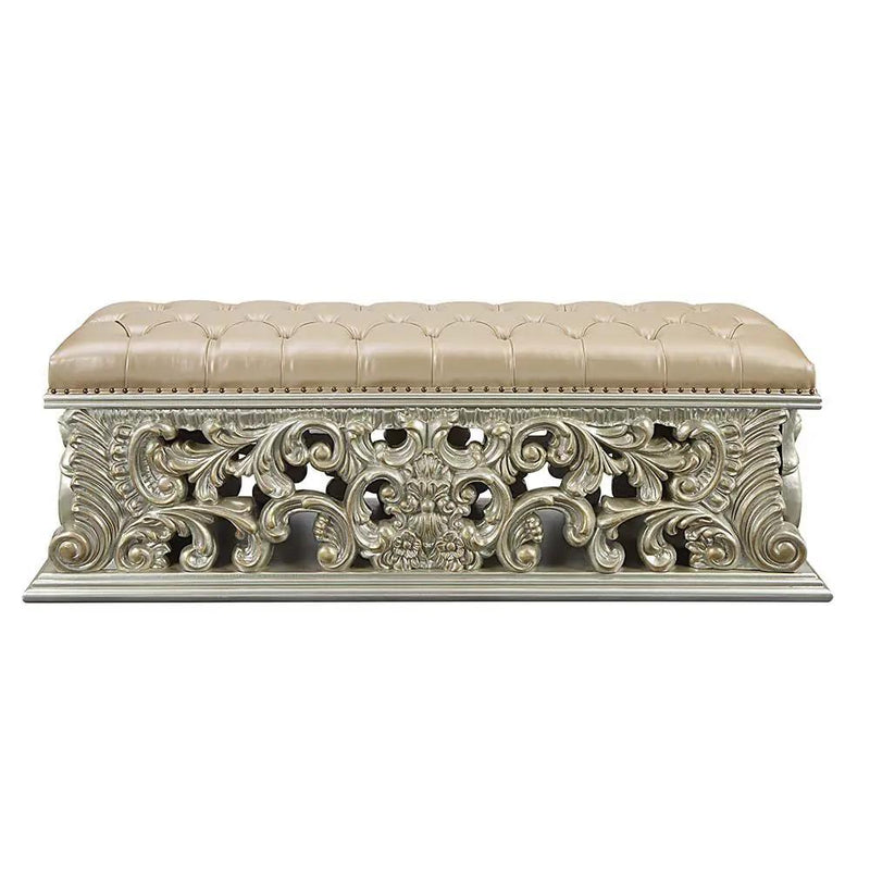 Sorina - Bench - Antique Gold by Unique Piece Furniture