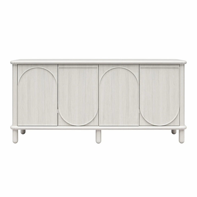 Selena - Credenza - Rustic White by Unique Piece Furniture
